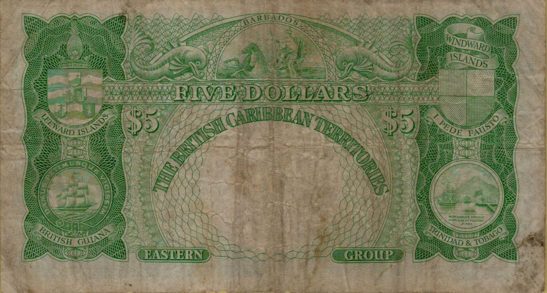 East Caribbean 5 1950 VF P-3 <b>[Serial# 662766]</b>